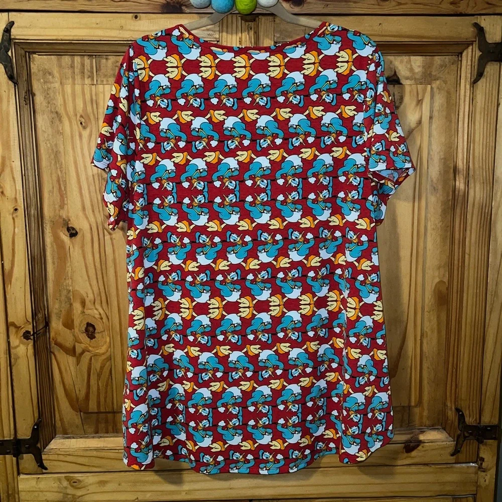 LuLaRoe Classic tee Donald Duck tunic top. Size 3XL. EUC - Picture 4 of 4